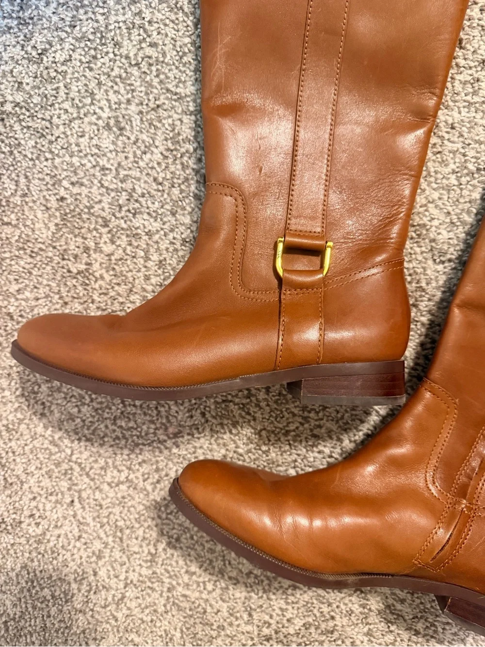 Ralph Lauren tall leather